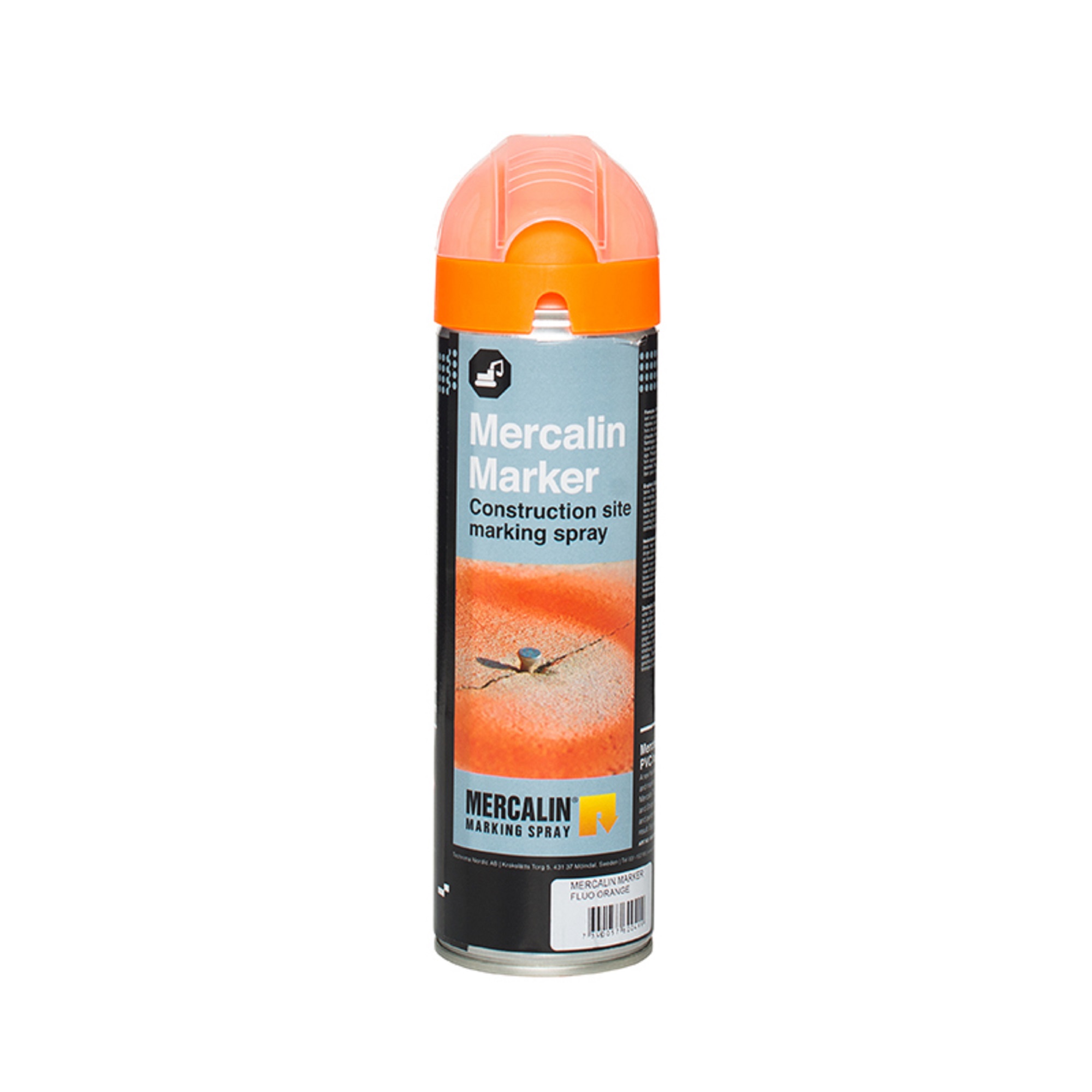 Wegenverf Marker fluor oranje spuitbus 500ml