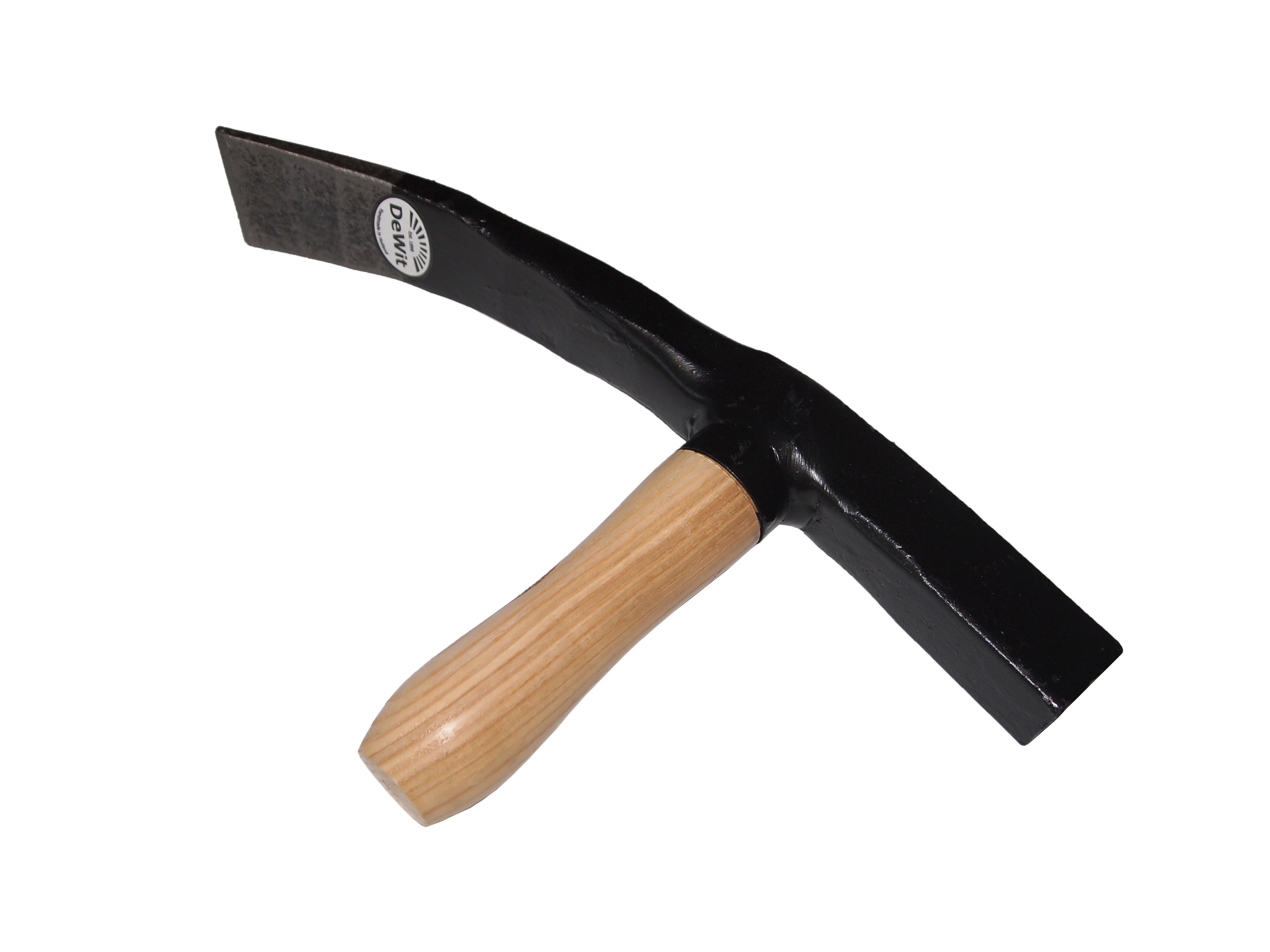 Straathamer 4 cm houten steel - de Wit