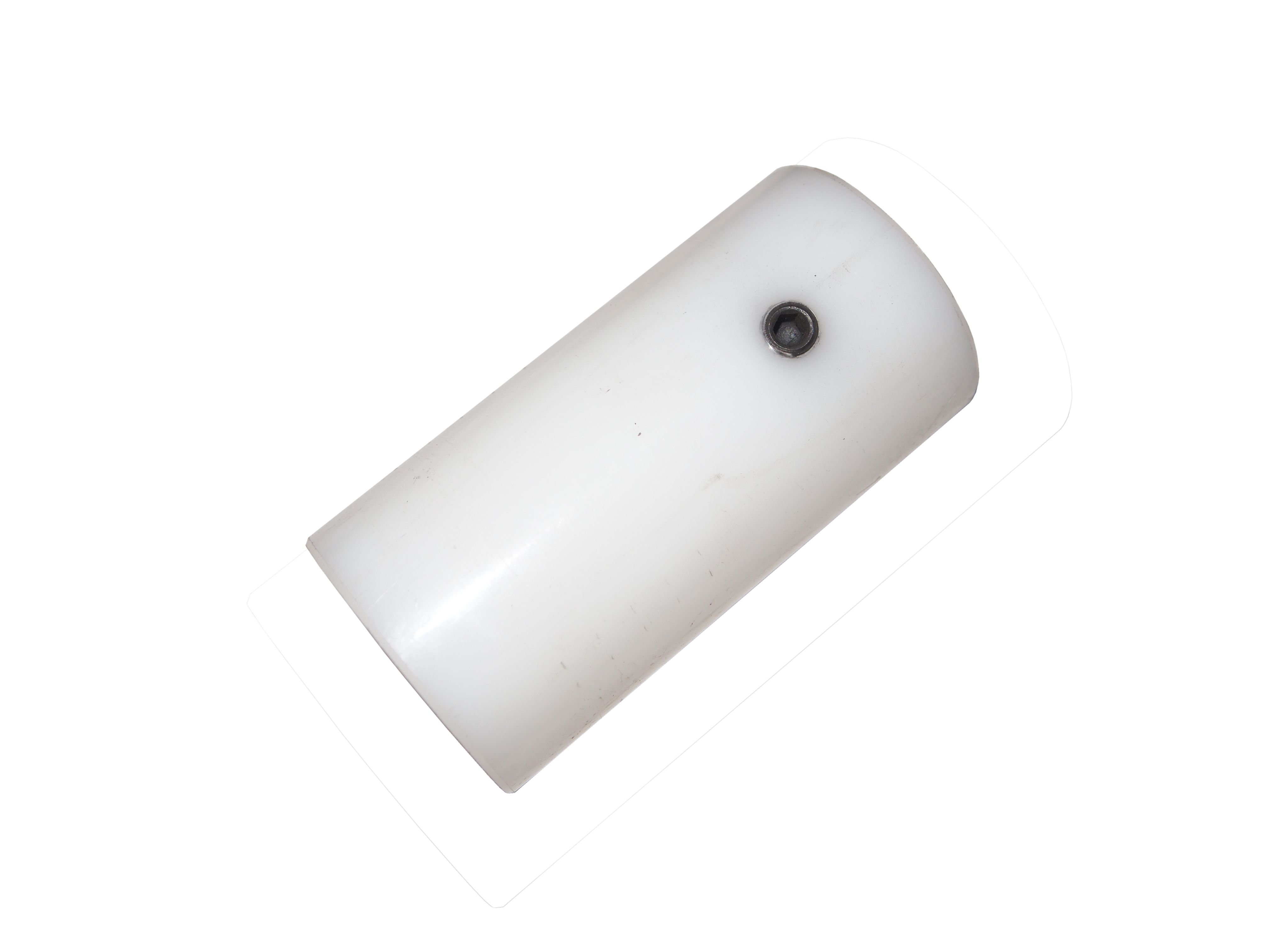 Nylon dop voor montage op stootijzer - de Wit