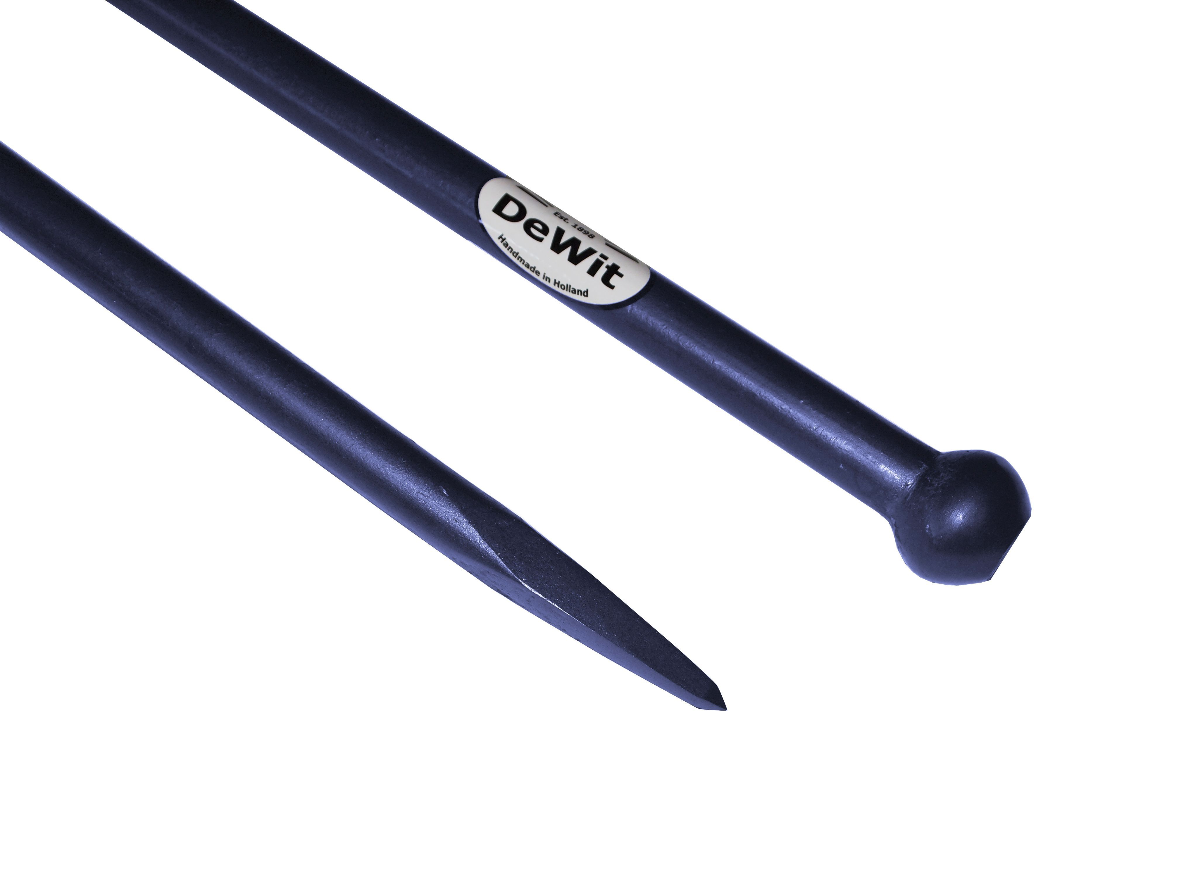 Stootijzer 1.20 mtr k/punt rond - de Wit