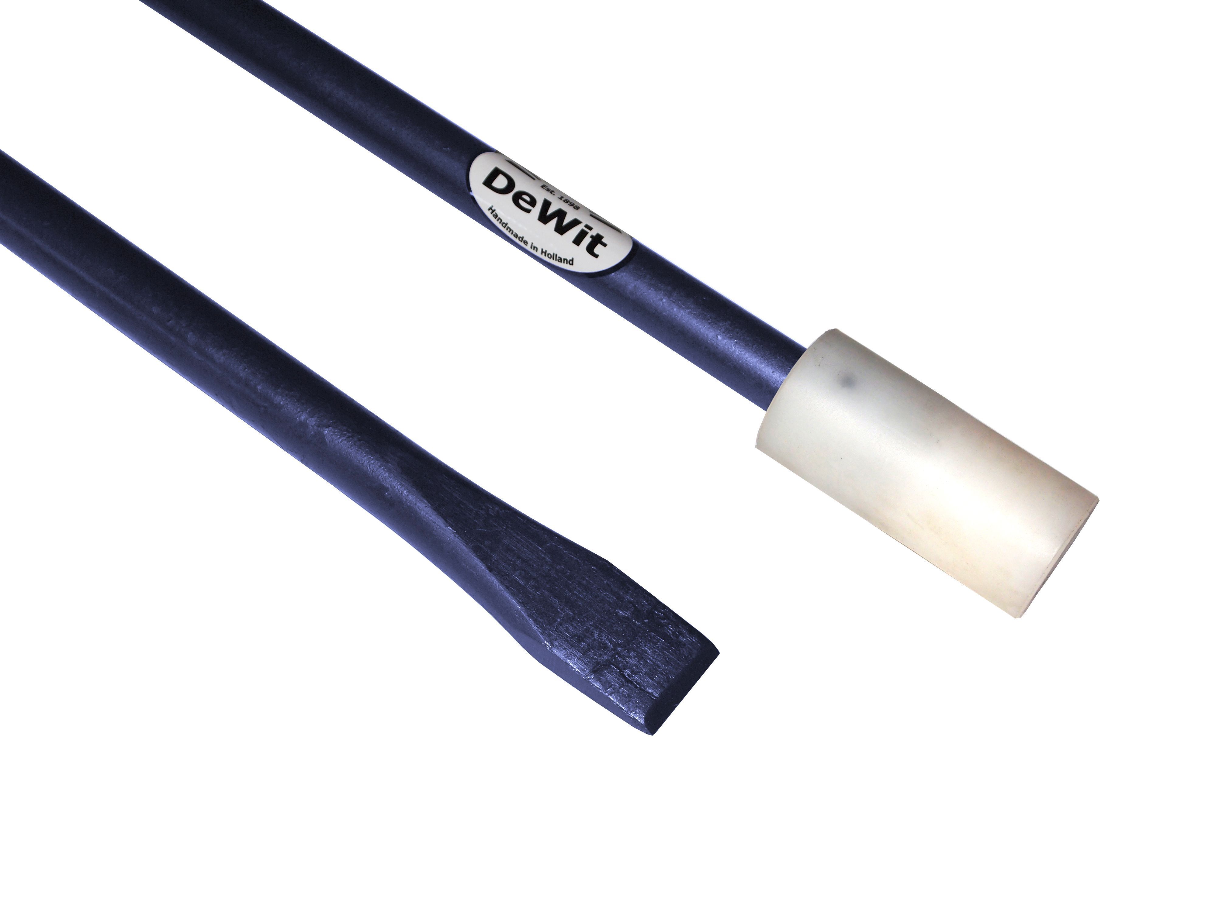 Stootijzer met nylon dop 1400x28 - de Wit