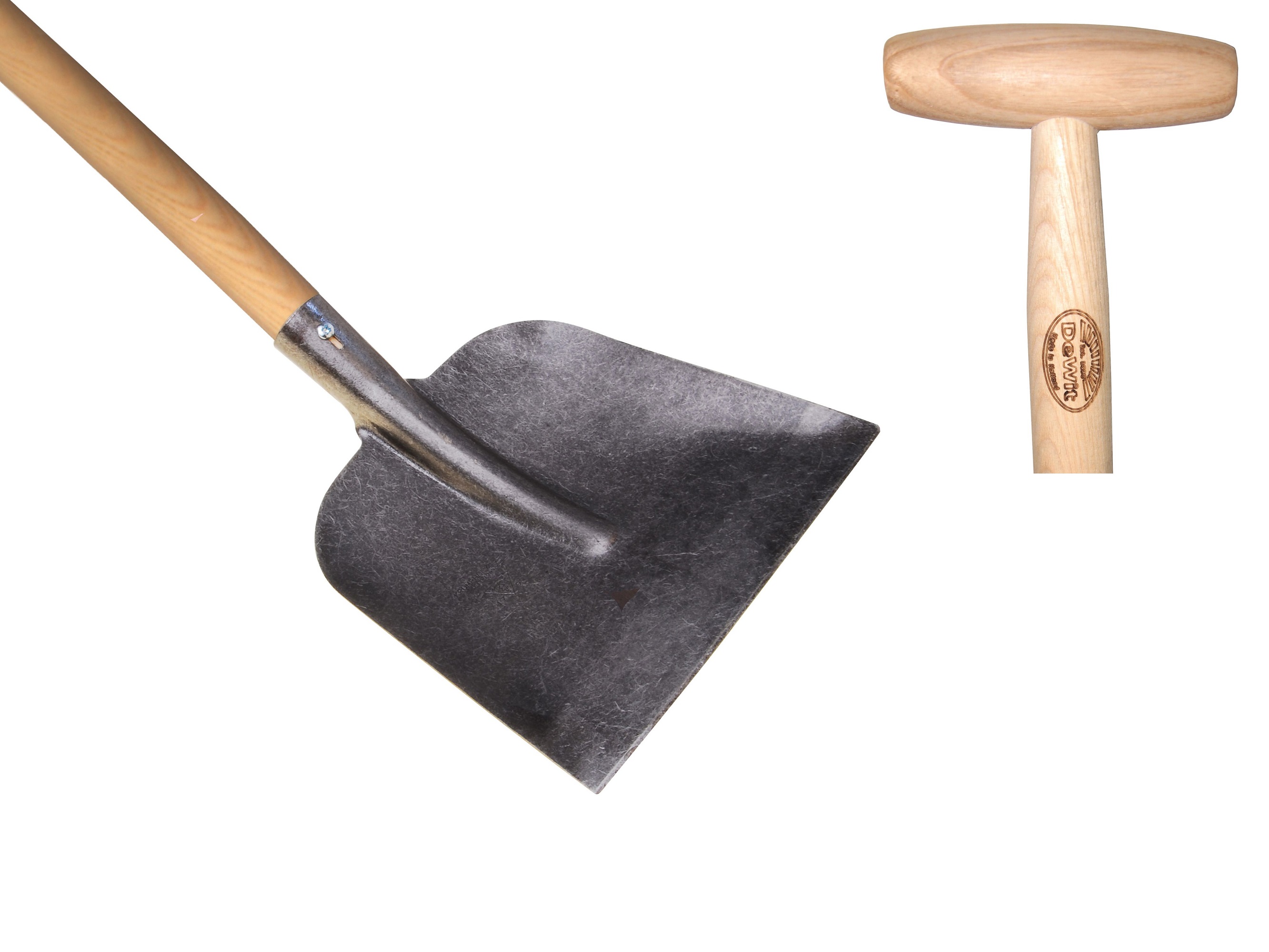 Schop de Wit beton met steel 110cm