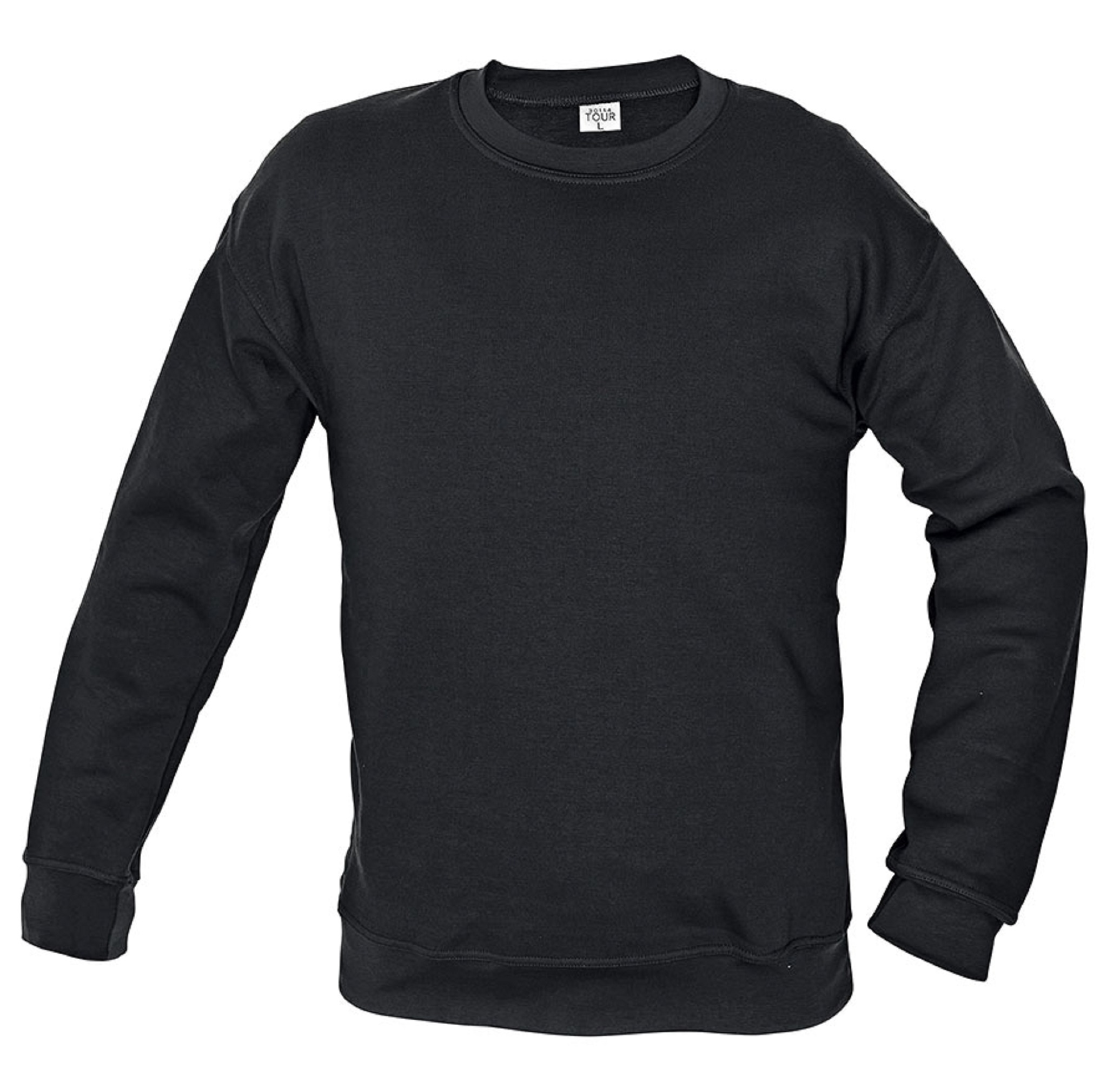 Sweater Tours ronde hals  zwart maat L