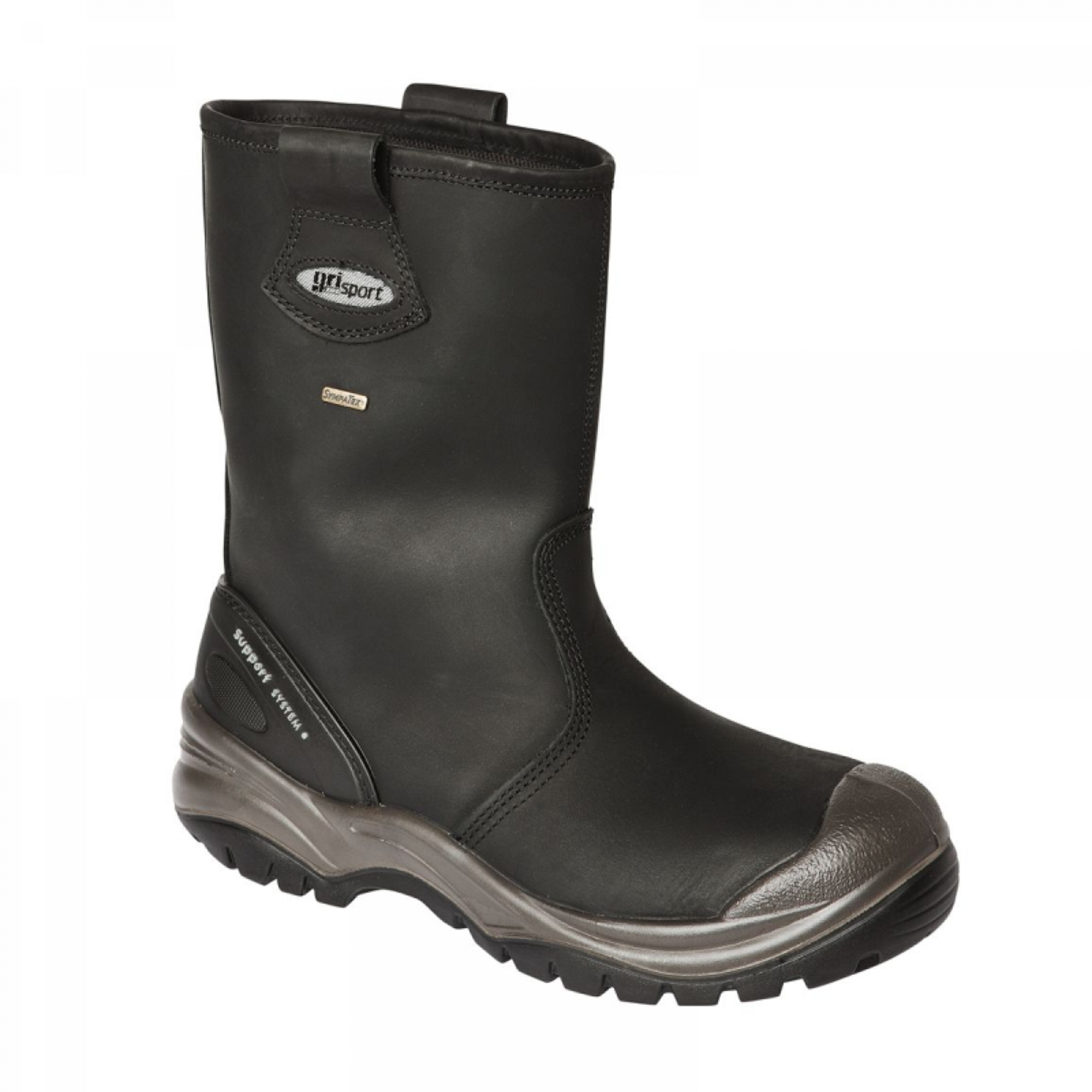 Werklaars GriSport 72401C gevoerd zwart maat 47