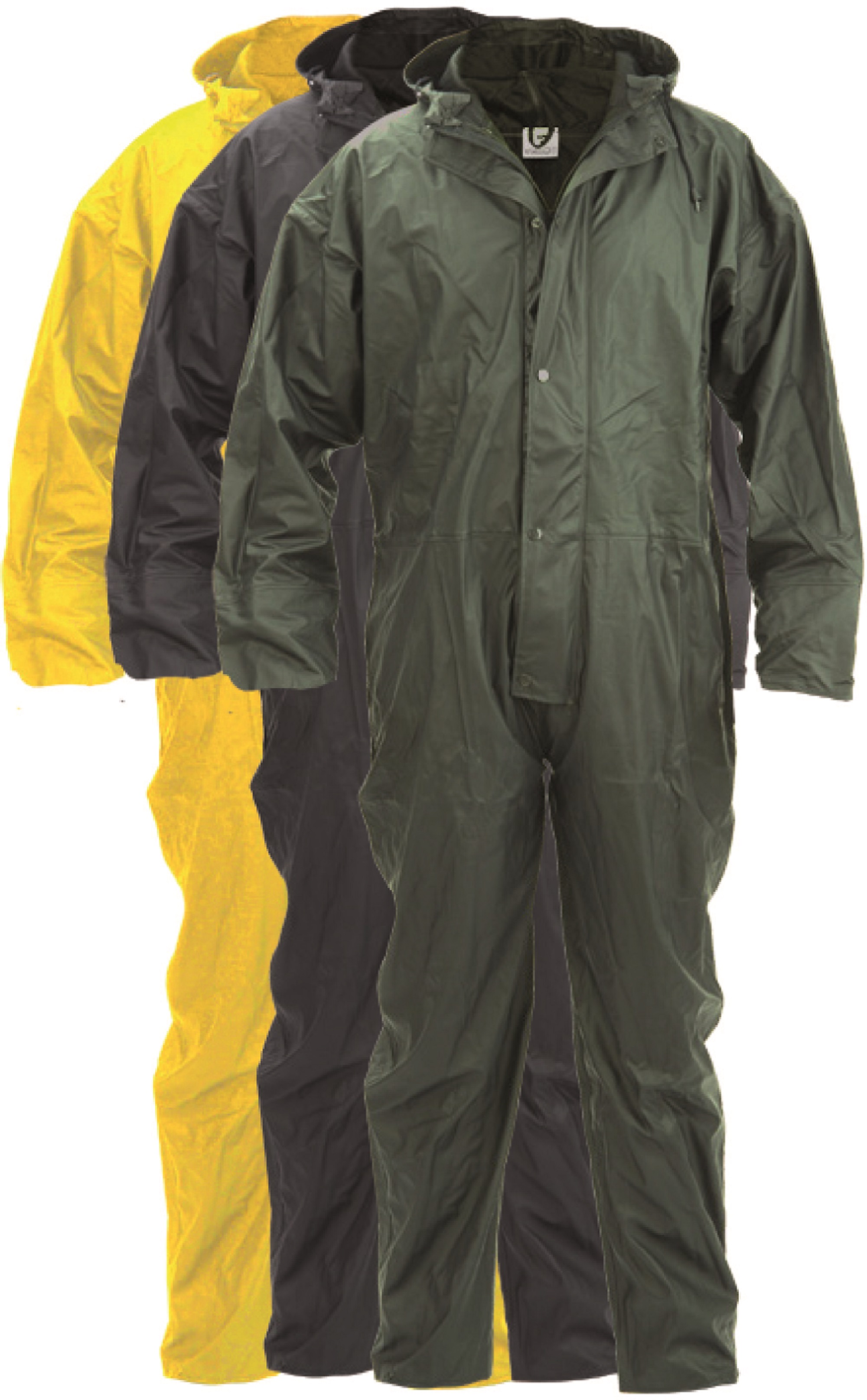 Regenoverall SafeWorker Tanna pu-flex, groen, maat XL
