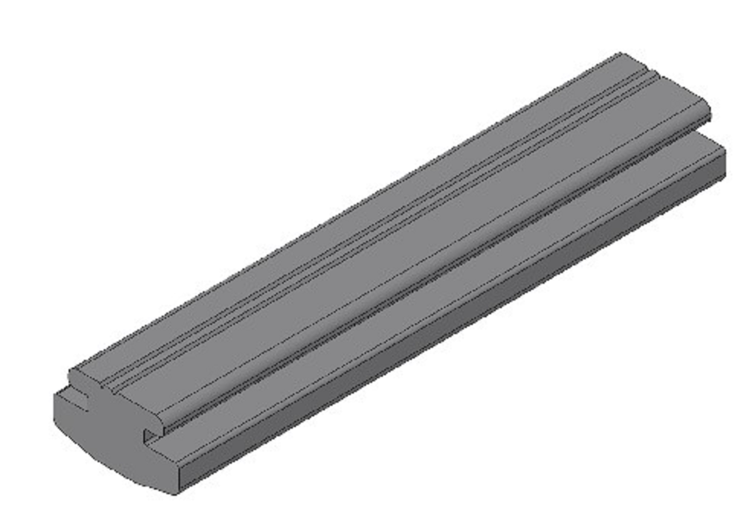 PROBST EXG / EXG-Maxi rubber grijs 235mm non-marking