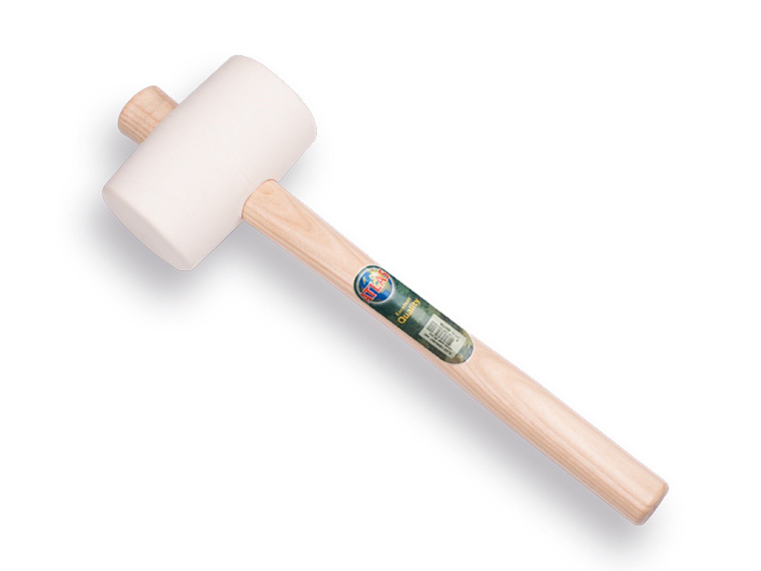 Rubber hamer wit
