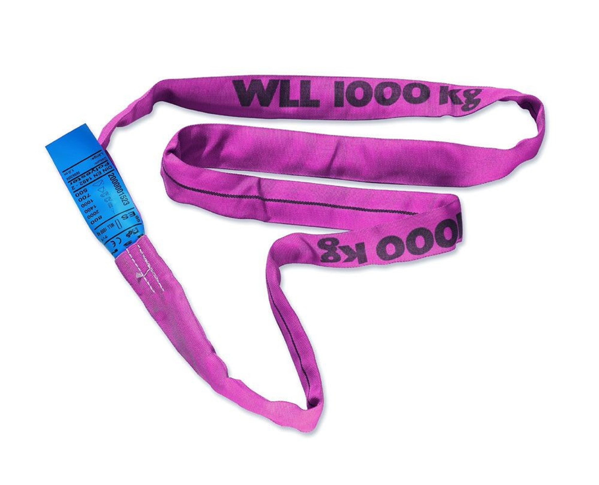 Rondstrop Lift-Tex 1 ton 1 mtr paars