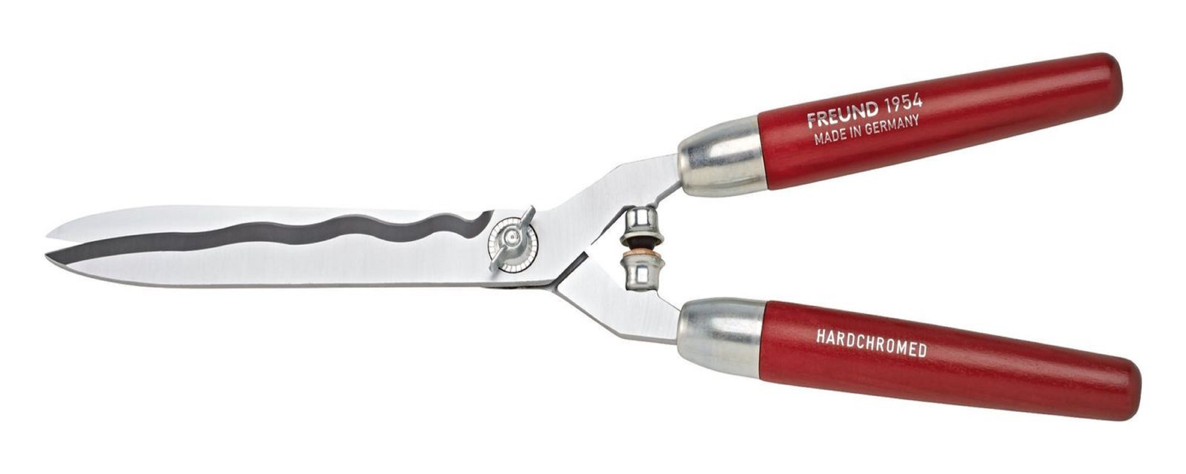 Heggenschaar Freund 1954, L=57 cm, blad 24 cm gegolfde snede