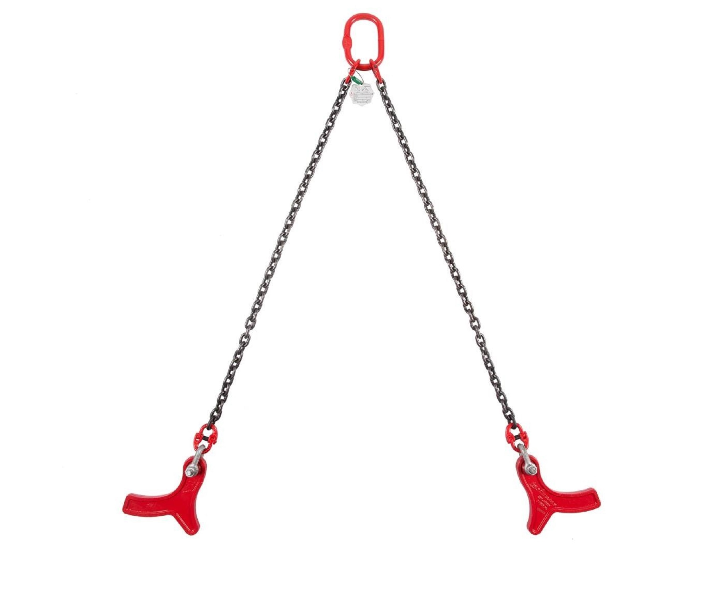 Stelconplaathaken compleet met kettingen en hijsoog